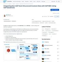 Screenshot: Integrating Non-SAP Semi-Structured Invoices Data with SAP BDC Using SAP Databricks